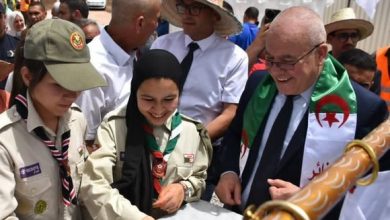 صورة قالمة.. شرفة يضع حجر الأساس لإنجاز صومعة لتخزين الحبوب