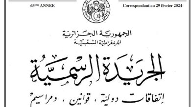 صورة صدرت بالجريدة الرسمية : قرارات لحماية مواقع أثرية، إنشاء مكتبات مطالعة عمومية وتدعيم التكوين الفني