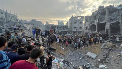 Photo de Poursuite des bombardements dans toute la bande de Gaza