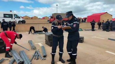 Photo de Bouira : La Protection civile procède à un exercice de simulation d’un séisme