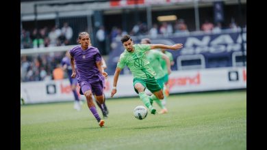 Photo de Face au club belge d’Anderlecht à Bruxelles : Amoura signe son 1er but avec Wolfsburg